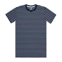 5028 staple stripe tee navy/white