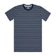 5028 staple stripe tee navy/white