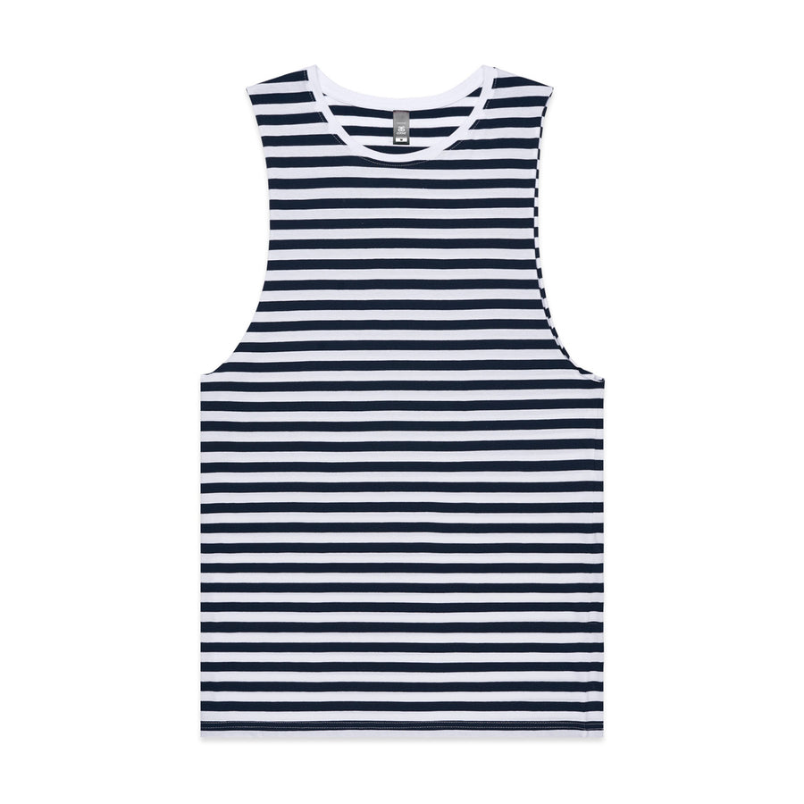 5032 barnard stripe tank navy/white
