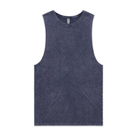 5039 stone wash barnard tank blue stone