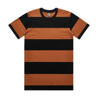 5045 wide stripe tee copper/black