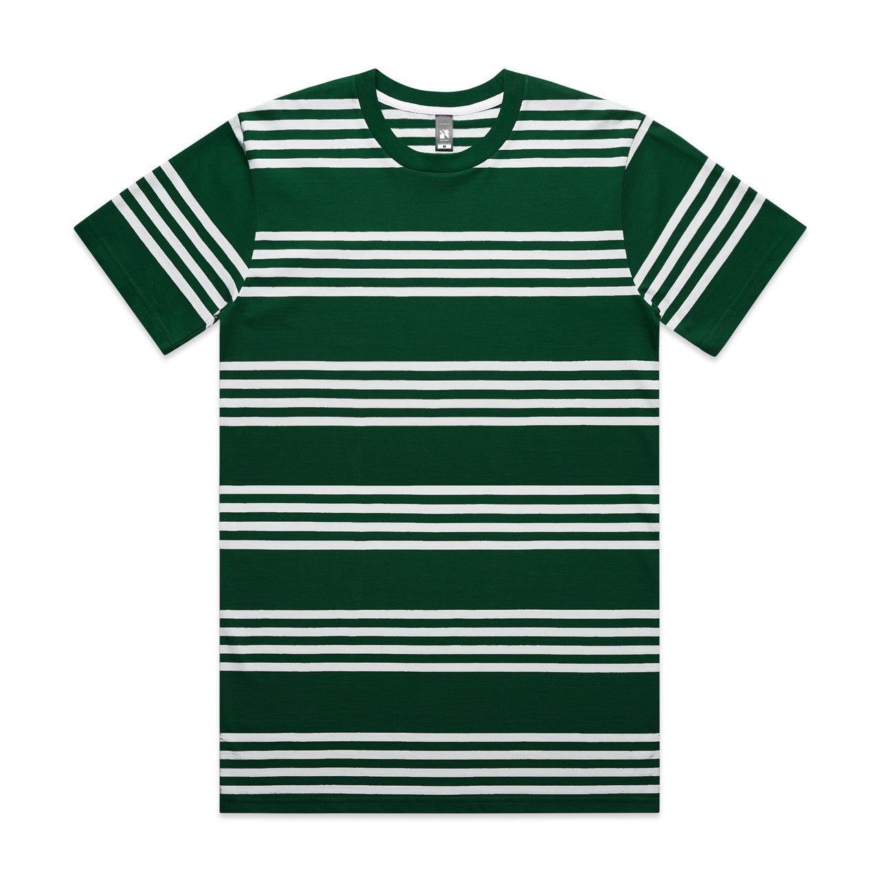 5046 classic quad stripe emerald/white