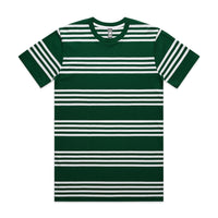 5046 classic quad stripe emerald/white