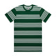 5046 classic quad stripe emerald/white