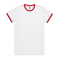5053 ringer tee white/red