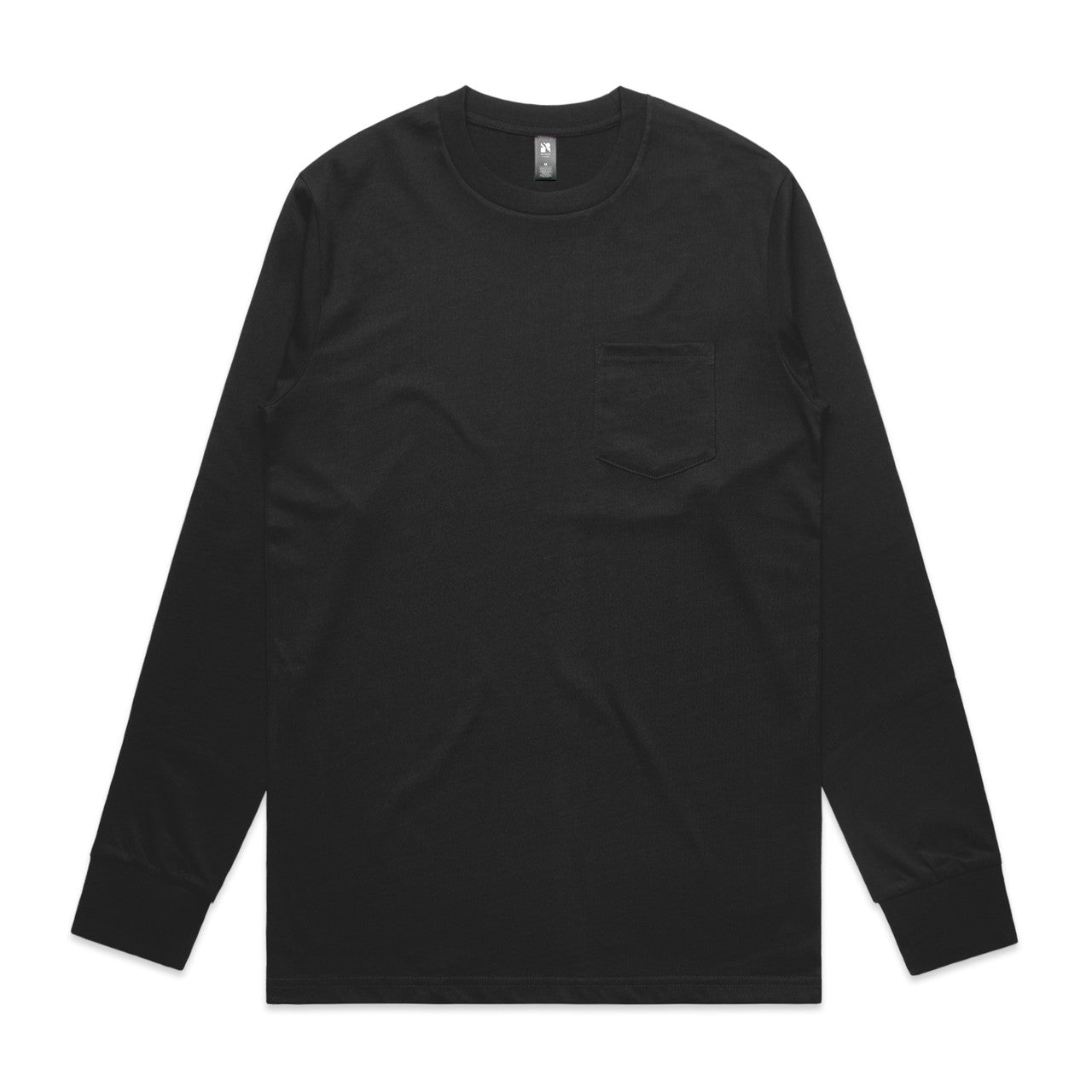 5072 classic pocket ls tee black