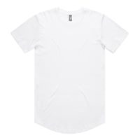 5076 staple curve tee white