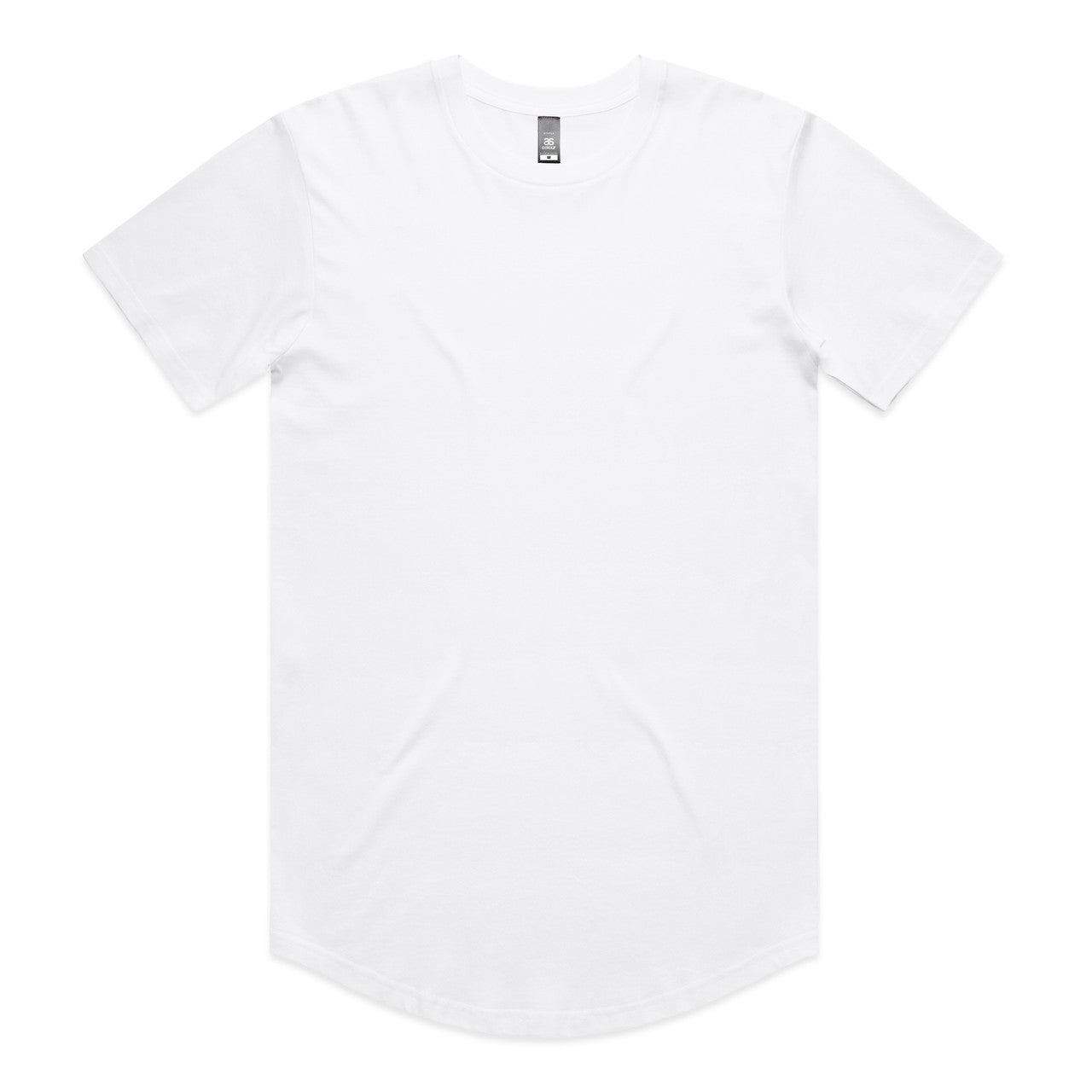 5076 staple curve tee white