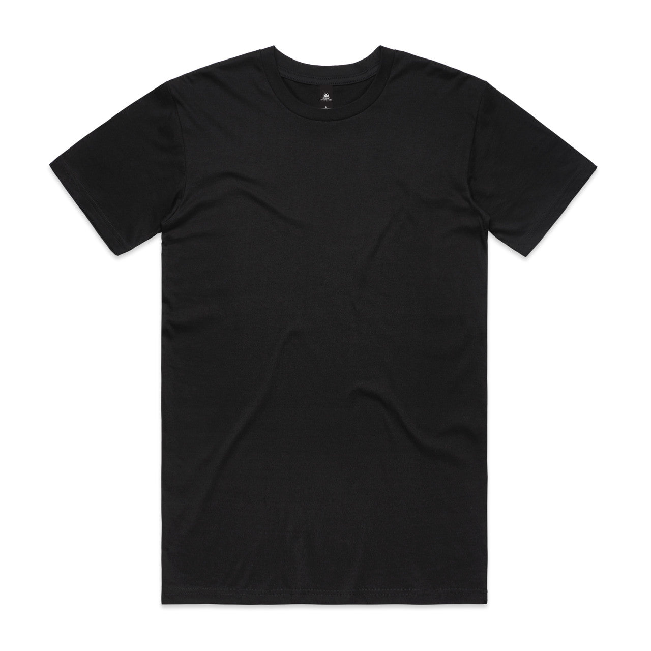 5077 staple recycled tee black