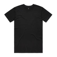 5077 staple recycled tee black