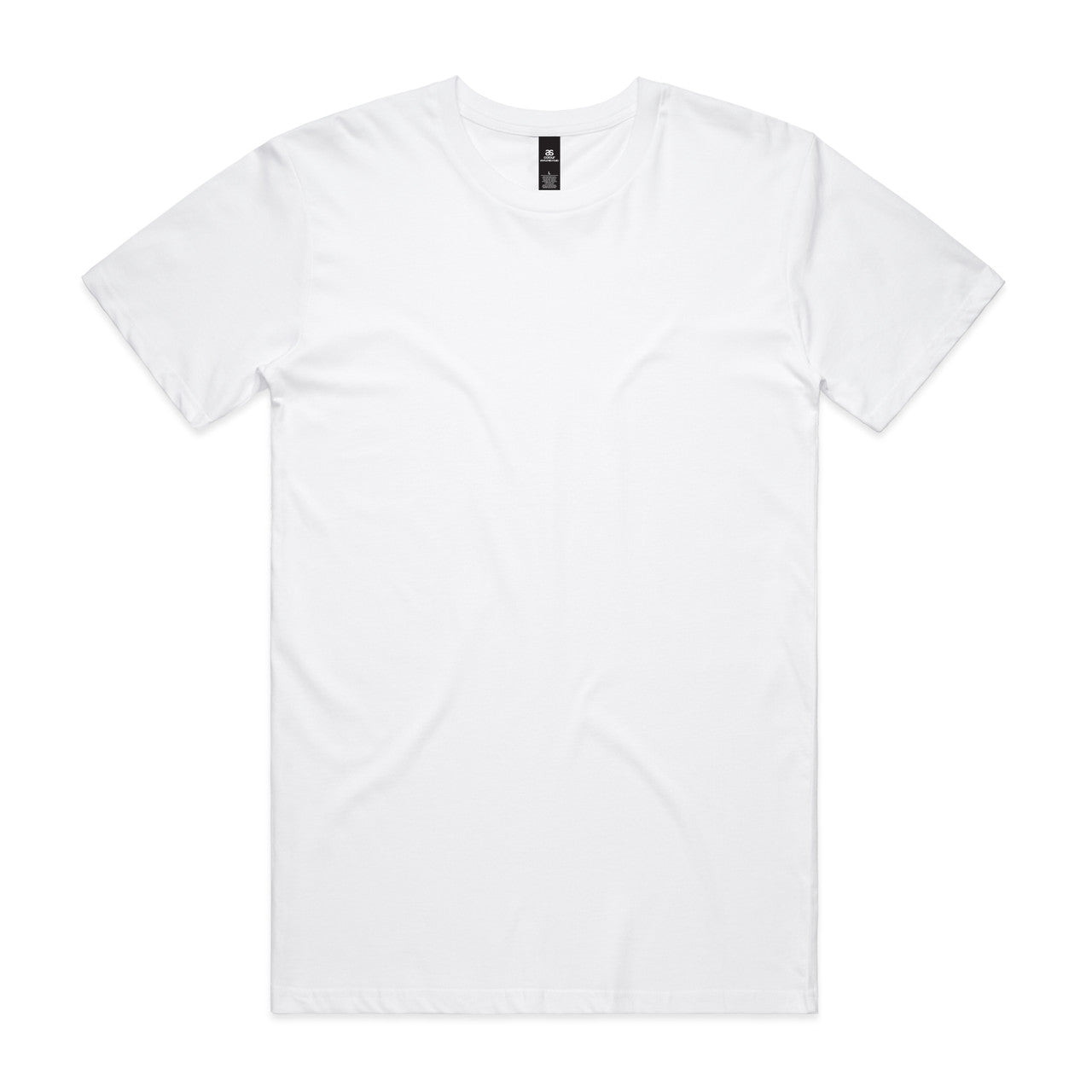 5077 staple recycled tee white