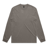 5083 heavy faded ls tee faded grey