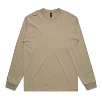 5083 heavy faded ls tee faded khaki