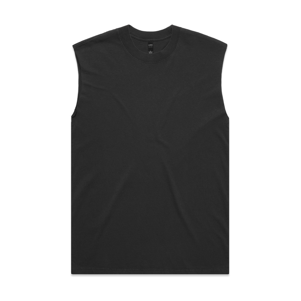 5084 heavy faded tank faded black