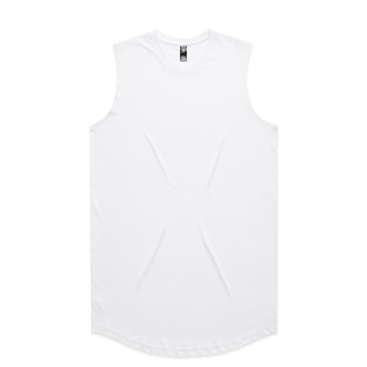 5091 staple curve tank white