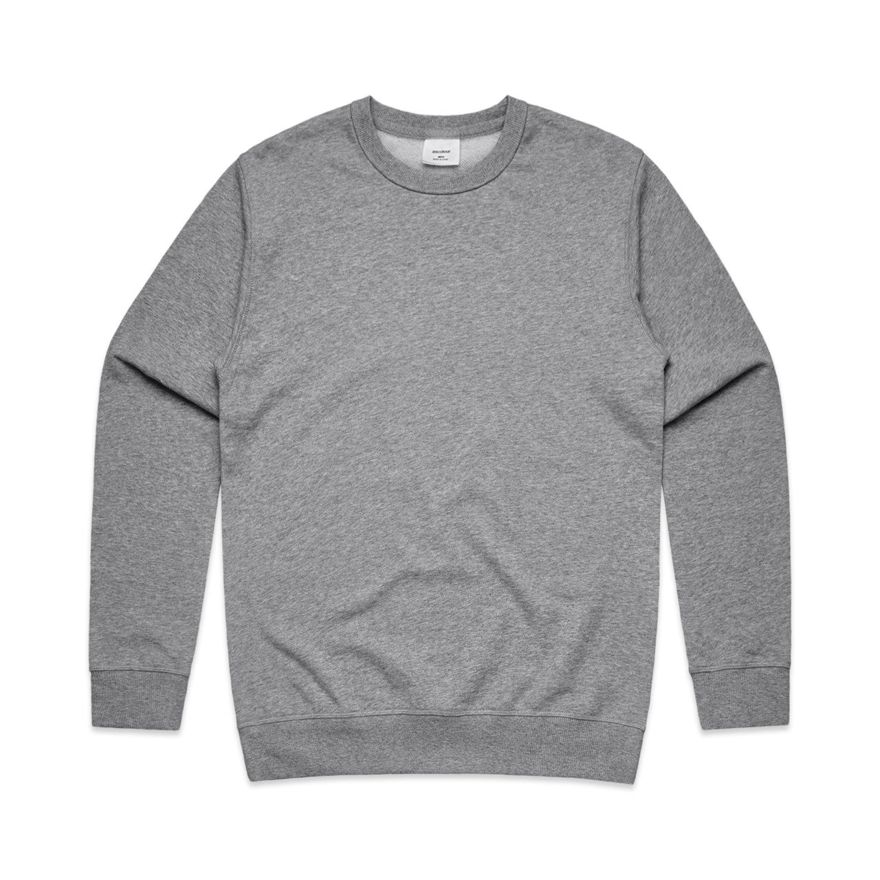 5121 mens premium crew grey marle