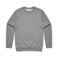5121 mens premium crew grey marle