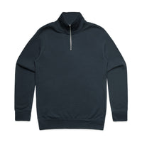 5125 half zip crew carbon blue