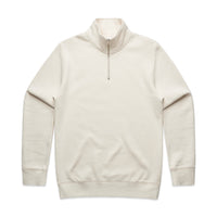 5125 half zip crew ecru