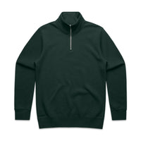 5125 half zip crew pine green