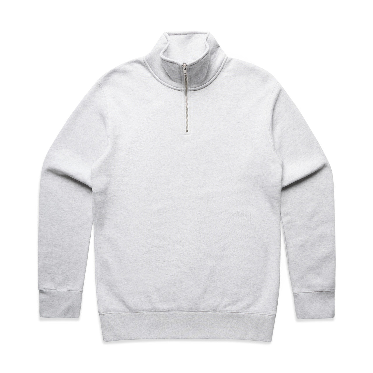 5125 half zip crew white marle