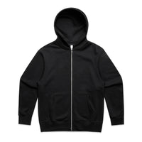 5148 heavy zip hood black