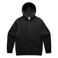 5164 relax half zip hood black