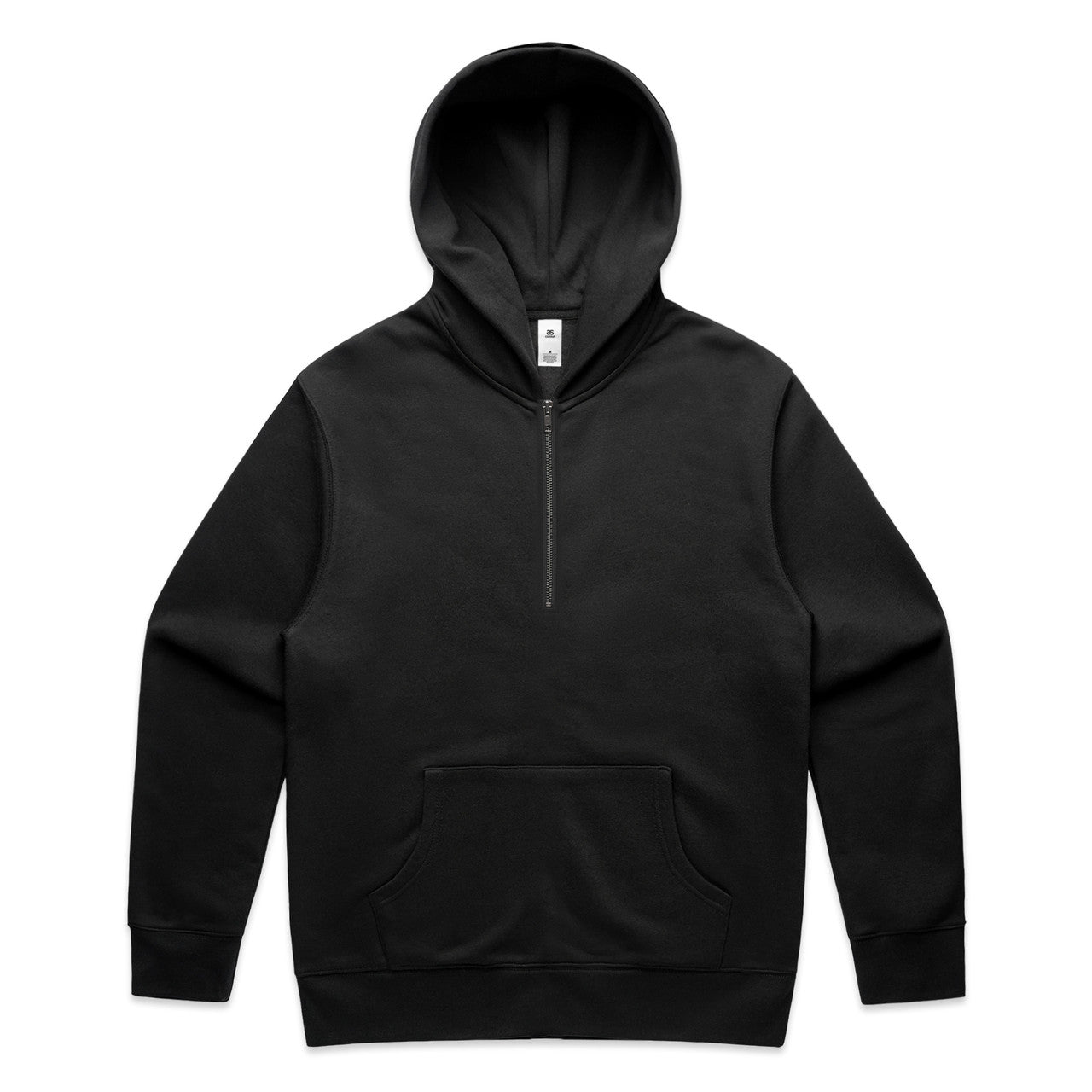 5164 relax half zip hood black