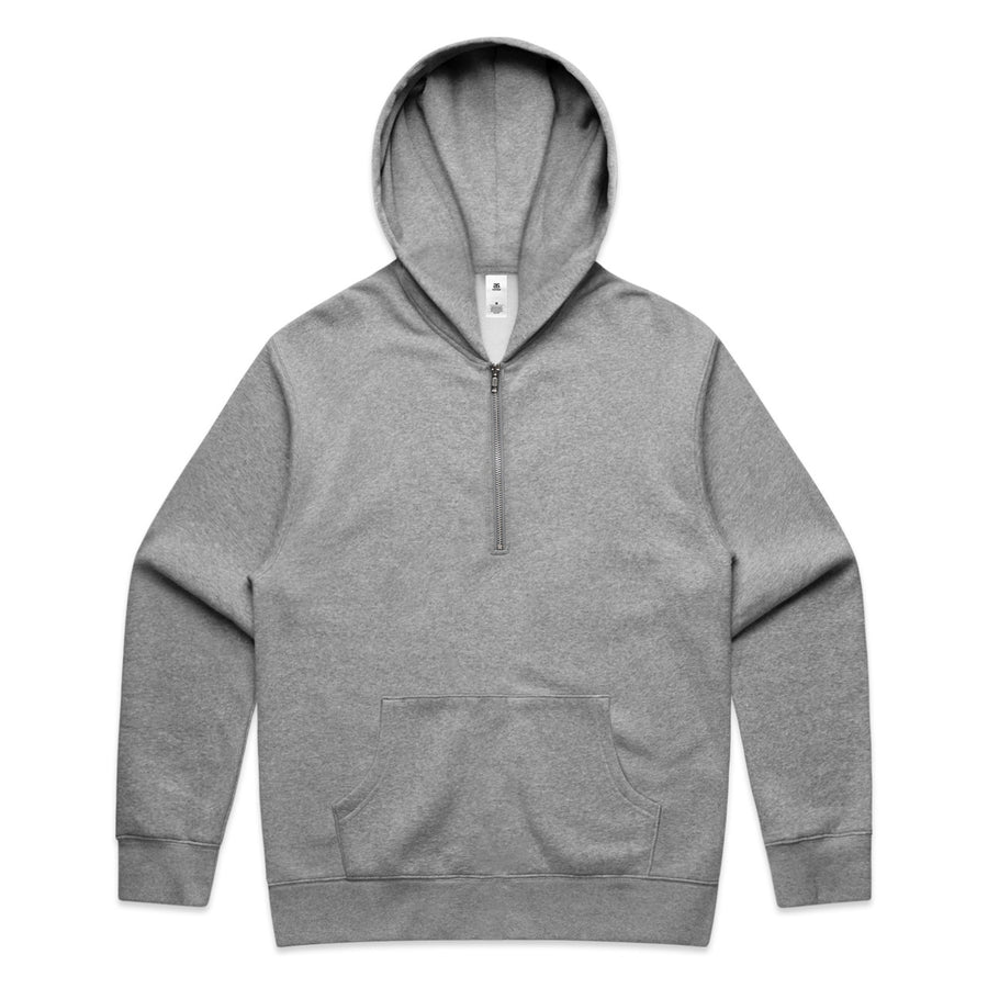 5164 relax half zip hood grey marle