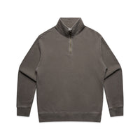 5167 relax faded half zip faded grey