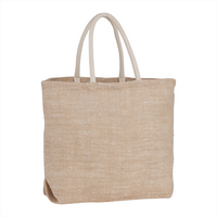 Herringbone Jute Tote