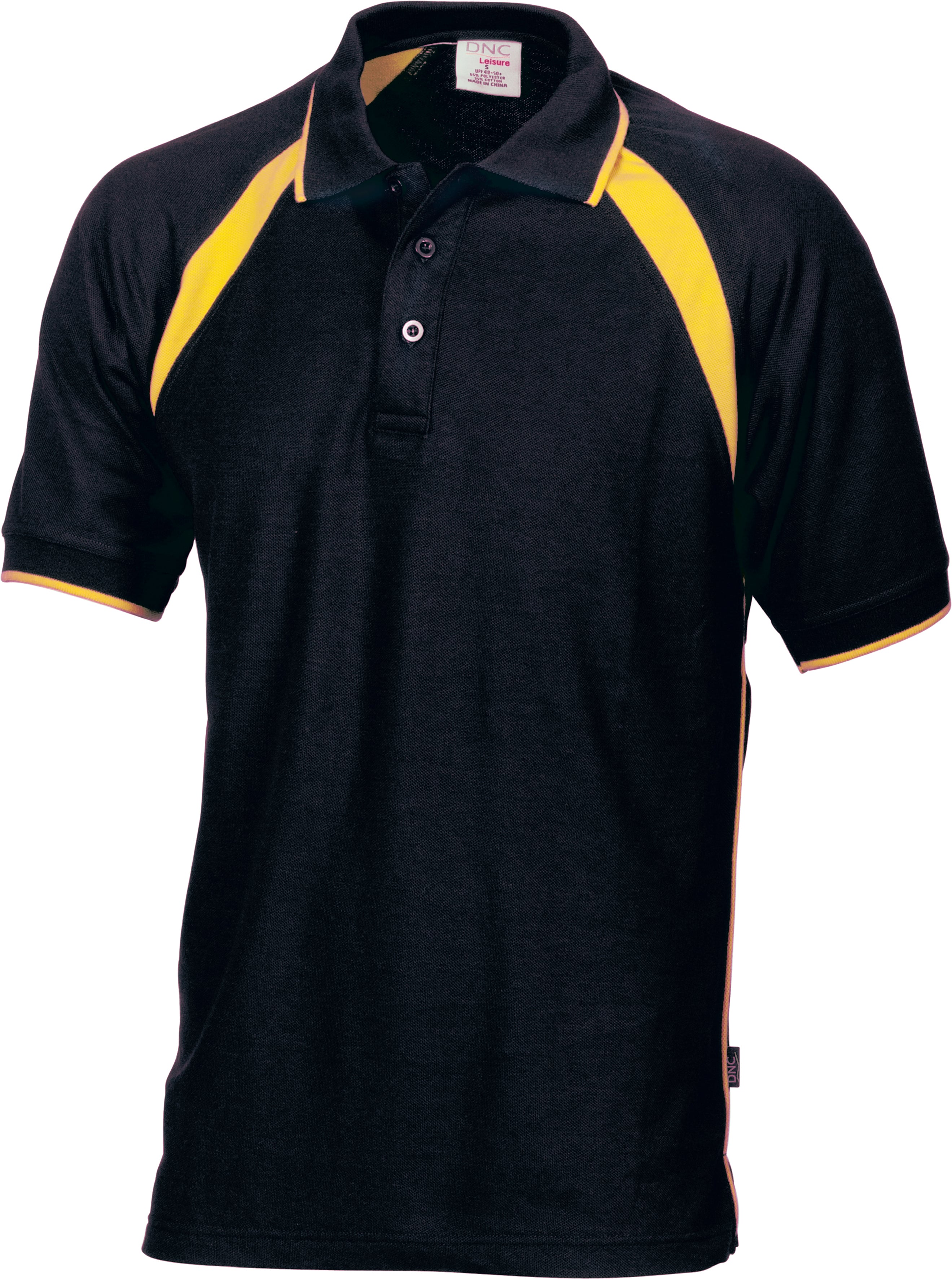 Kids Poly/Cotton Contrast Raglan Panel Polo