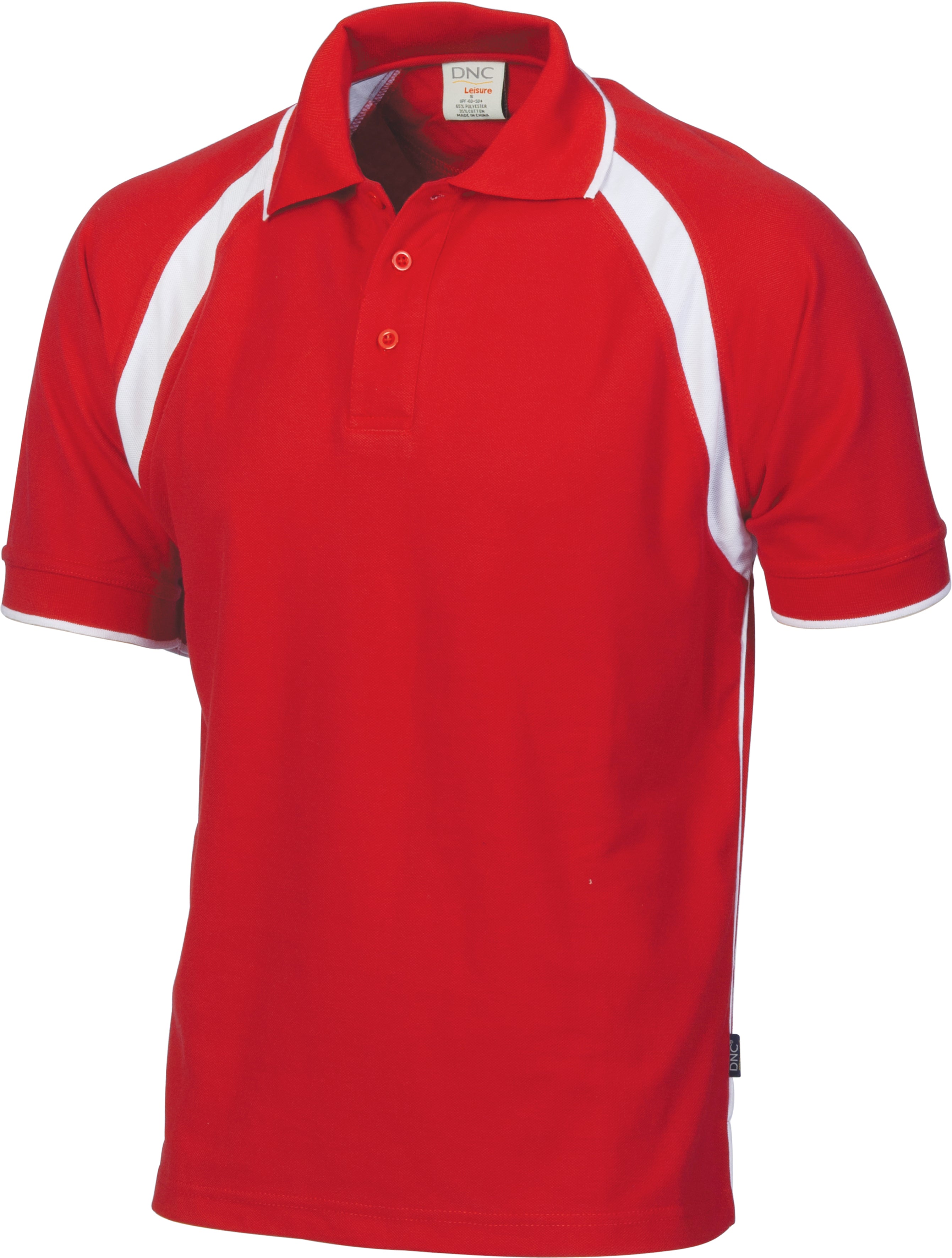 Kids Poly/Cotton Contrast Raglan Panel Polo