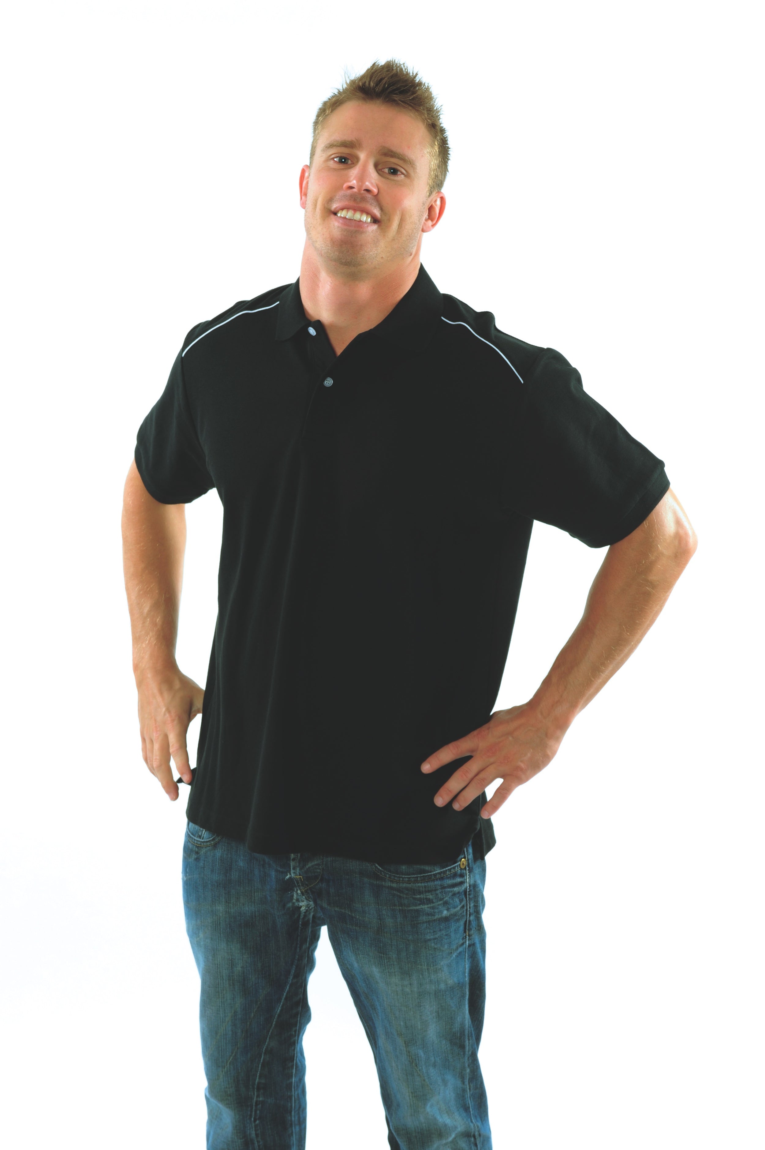 Mens Cotton Rich Paris Polo