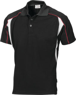 Air Flow Contrast Mesh ‘N’ Piping Polo - Short sleeve