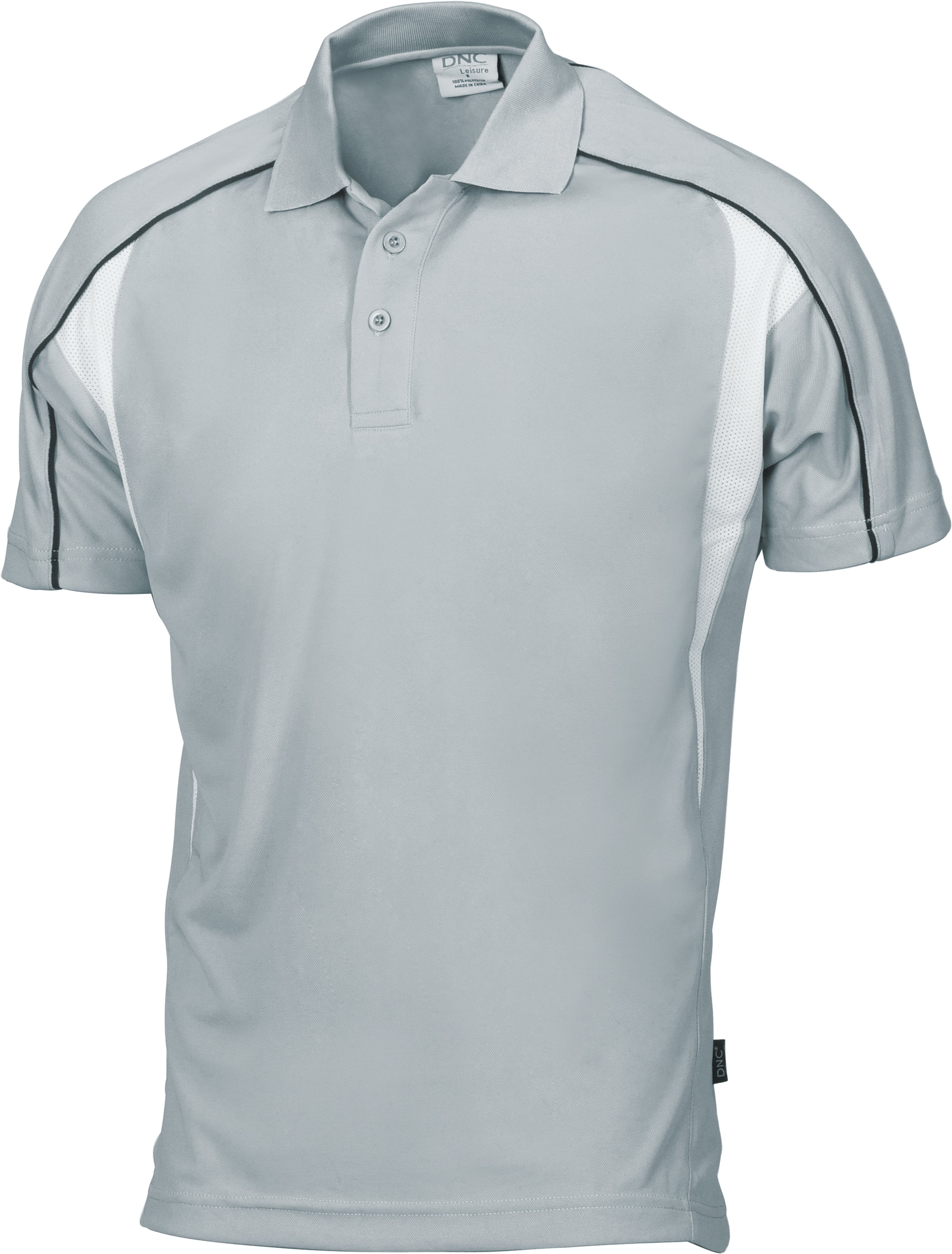 Air Flow Contrast Mesh ‘N’ Piping Polo - Short sleeve