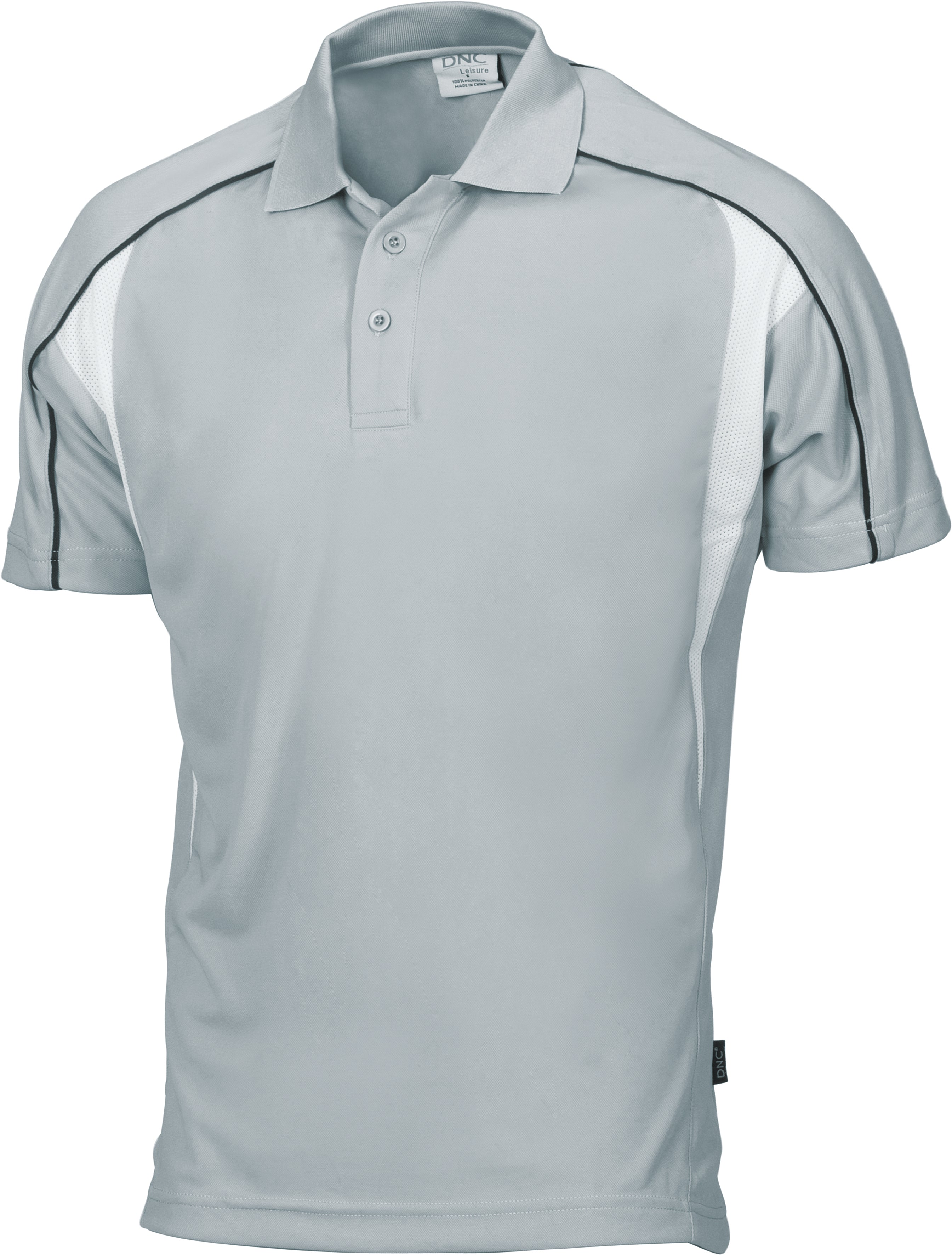 Air Flow Contrast Mesh ‘N’ Piping Polo - Short sleeve