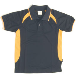 Adults Air Flow Contrast Raglan Mesh Polo