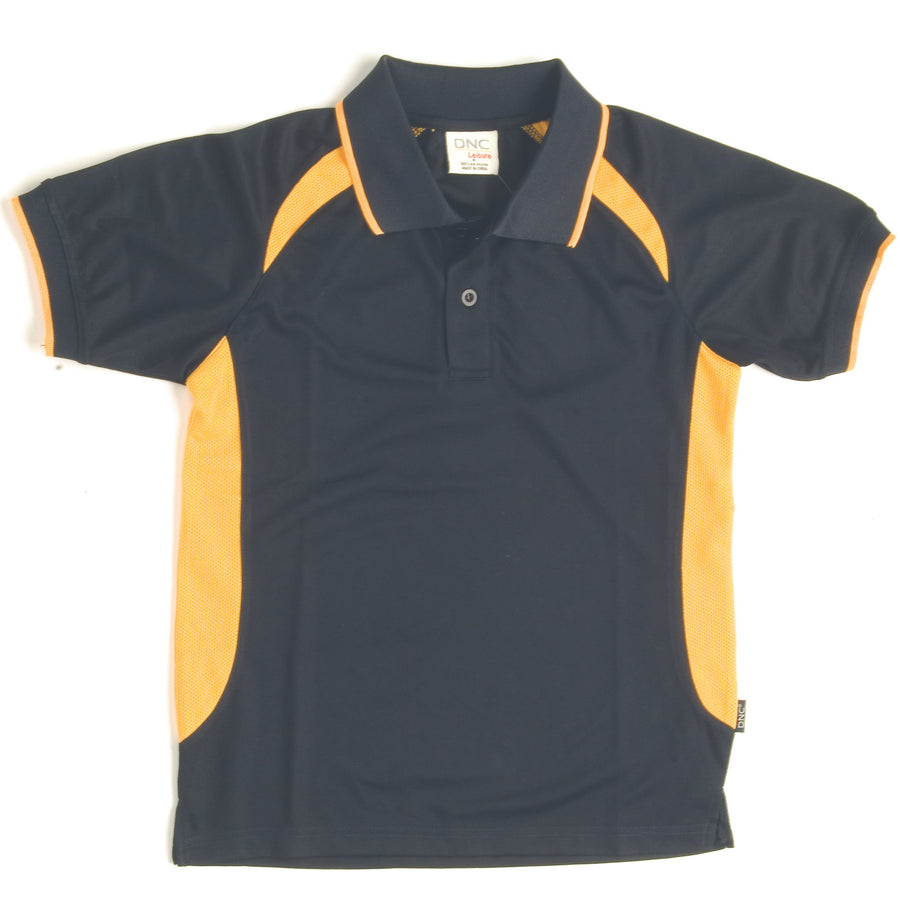 Adults Air Flow Contrast Raglan Mesh Polo