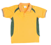 Adults Air Flow Contrast Raglan Mesh Polo