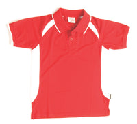 Adults Air Flow Contrast Raglan Mesh Polo