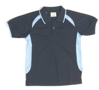 Kids Air Flow Contrast Raglan Mesh Polo