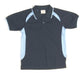 Kids Air Flow Contrast Raglan Mesh Polo