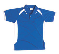 Kids Air Flow Contrast Raglan Mesh Polo