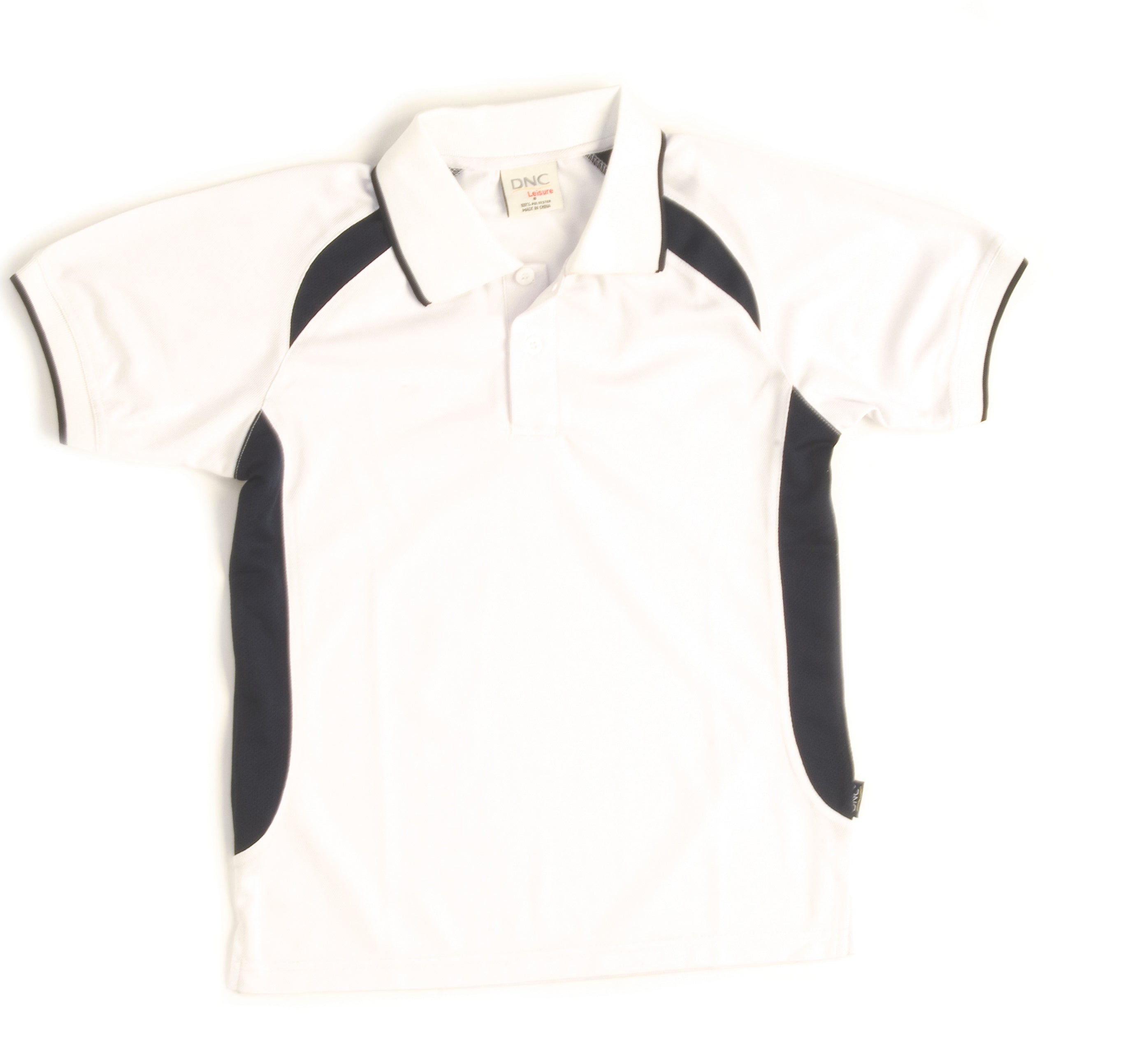 Kids Air Flow Contrast Raglan Mesh Polo