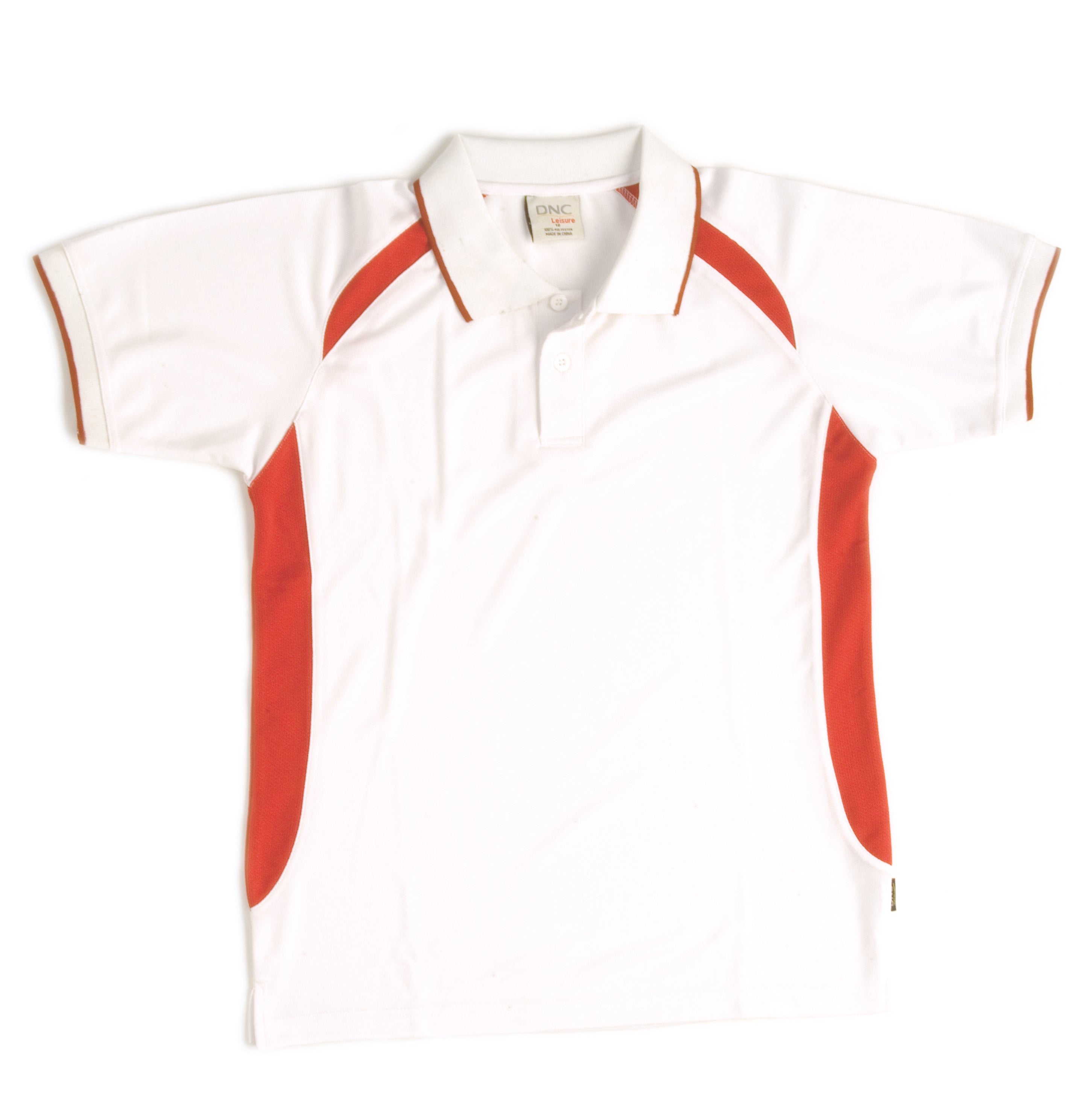 Kids Air Flow Contrast Raglan Mesh Polo
