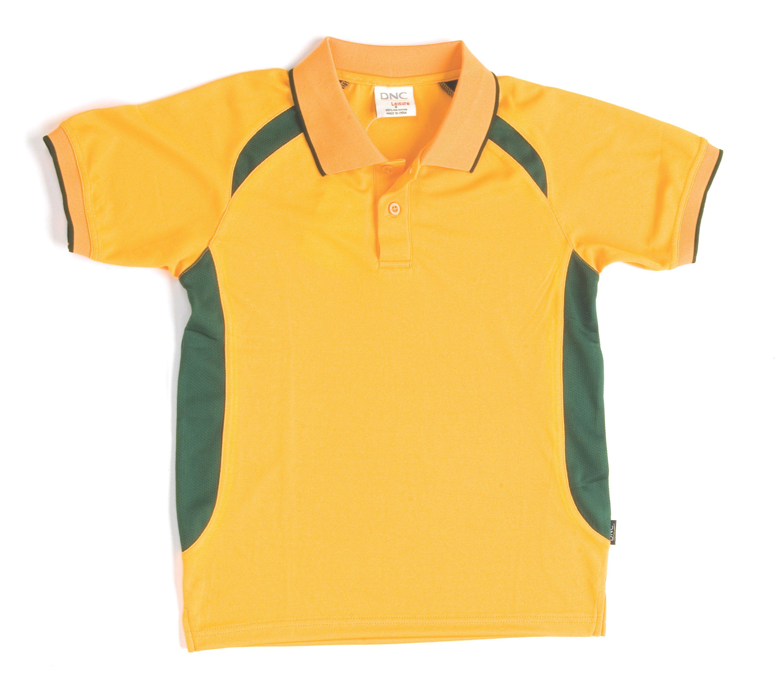 Kids Air Flow Contrast Raglan Mesh Polo