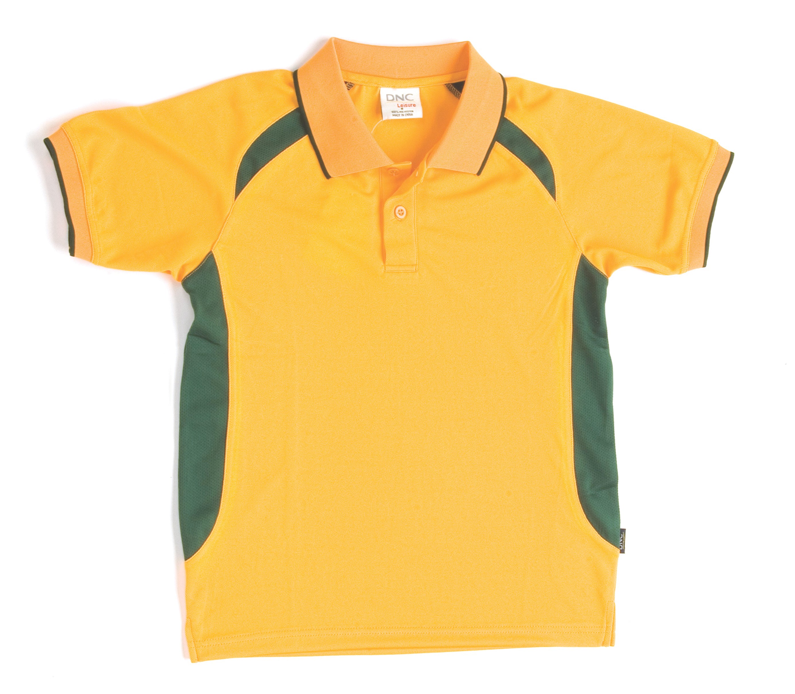 Kids Air Flow Contrast Raglan Mesh Polo