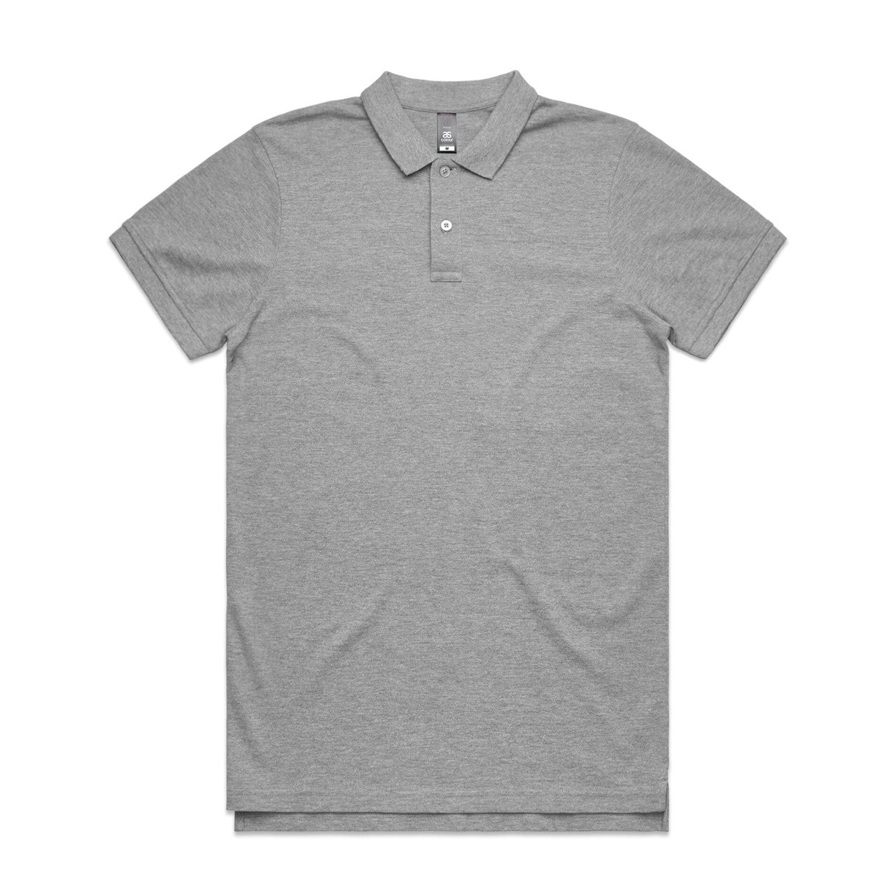 5411 pique polo grey marle