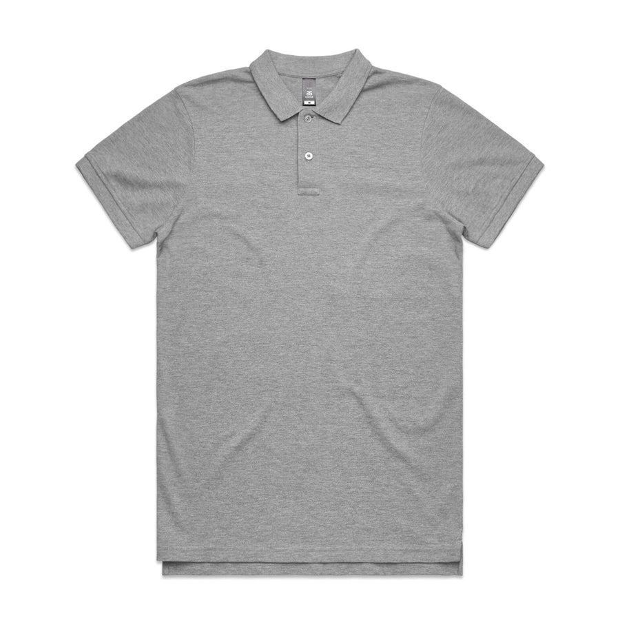 5411 pique polo grey marle